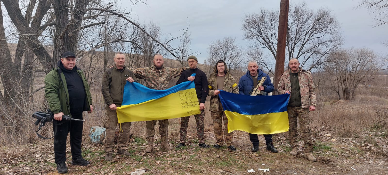 Земляків з Радомишля завжди чекають на фронті. Цього разу їх приймали бійці легіону «Свобода». 